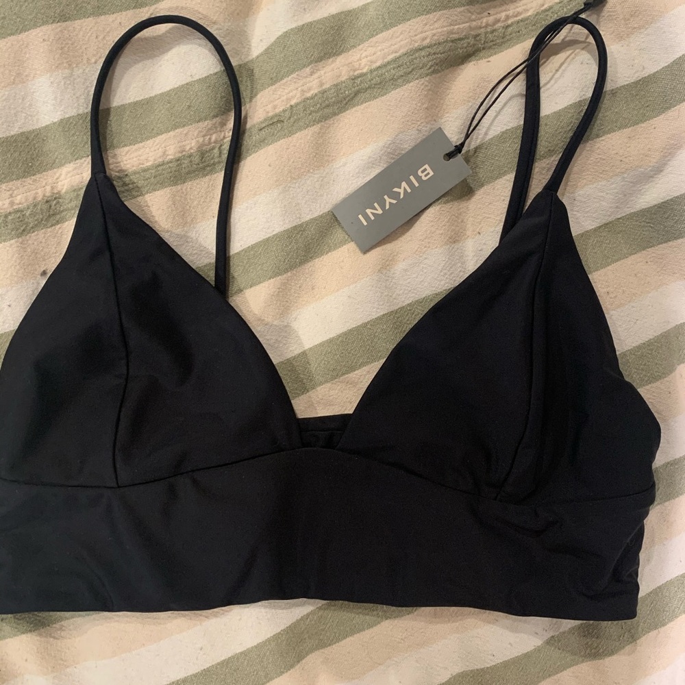 Bikyni Black Longline Top NWT